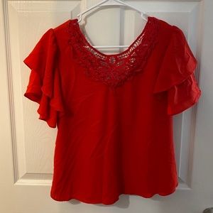 Red Boutique Top - Medium